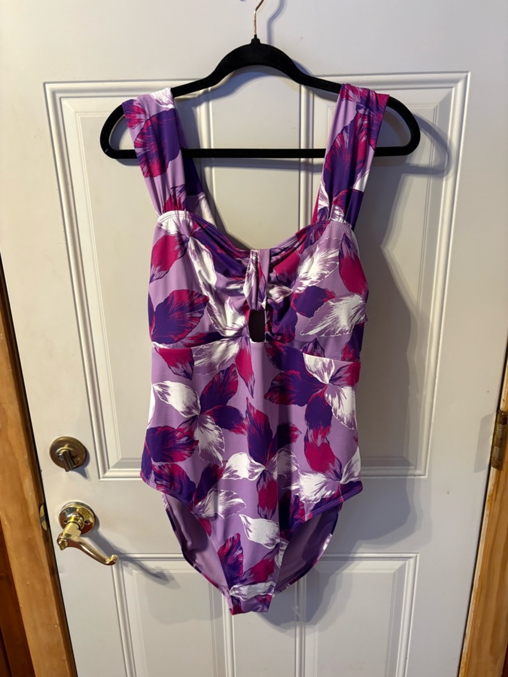 One Piece Swimsuit No Padding Hook in the Back  XXL